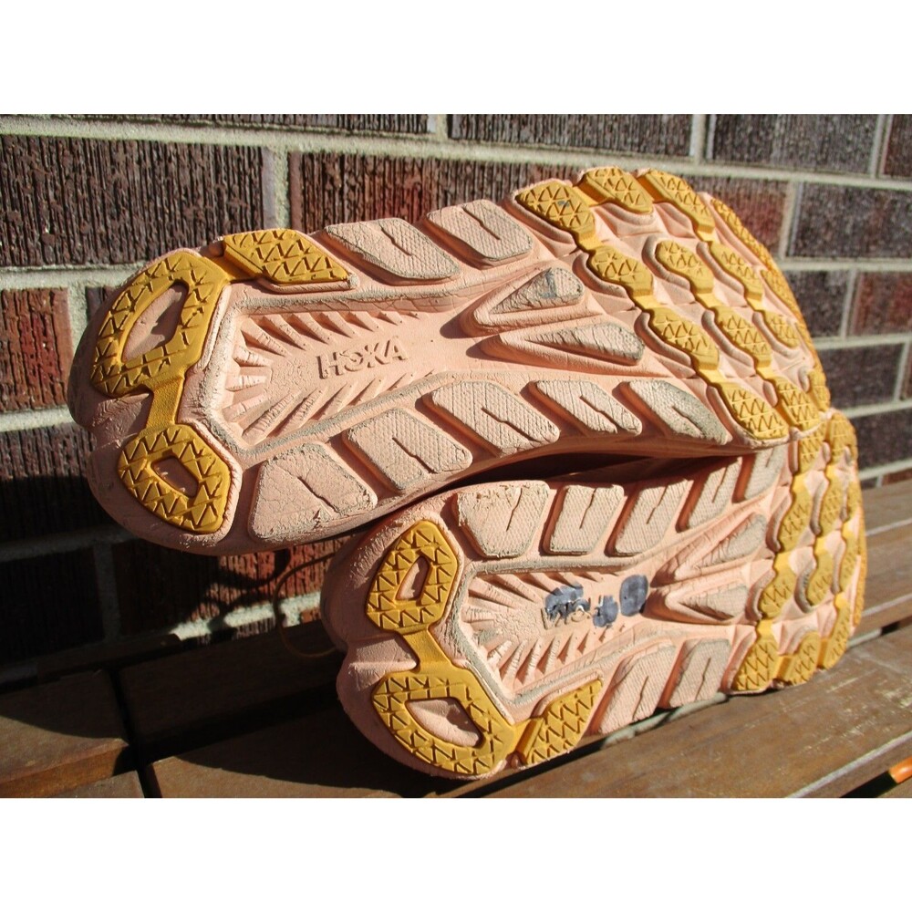 Hoka One One Rincon 3 Women 10.5 B Peach Orange Athletic Running Shoes 1119396 - Picture 13 of 14